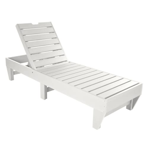 Sequoia Professional Aurora Chaise Lounge, White